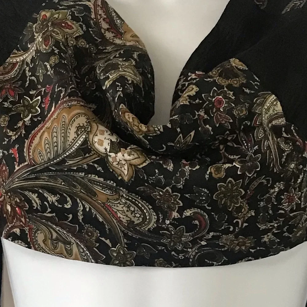 Jacqueline Ferrar Reversible Silk Scarf